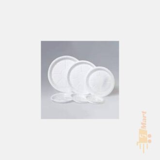 Disposable Round Plate- 4pcs