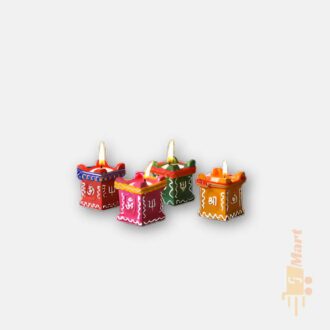 Tulsi Diya Set- 4pcs
