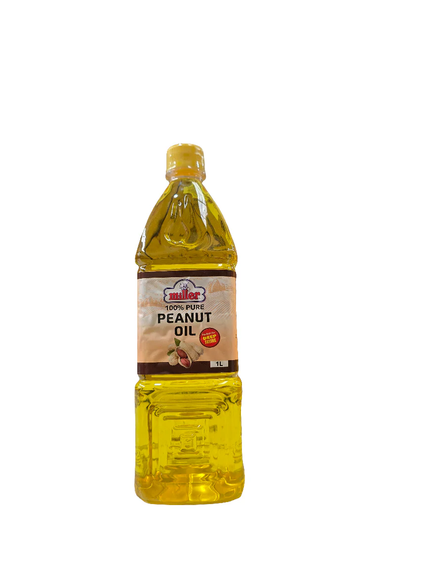 Peanut Oil (100% Pure) 1Lt - Miller